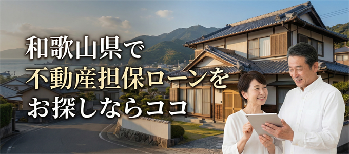 和歌山県で借りれる不動産担保ローンを探しているなら